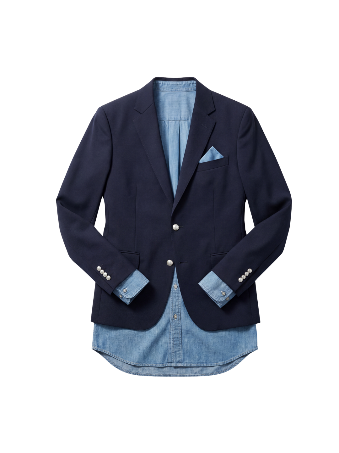 The Blazing Through Denim Blazer